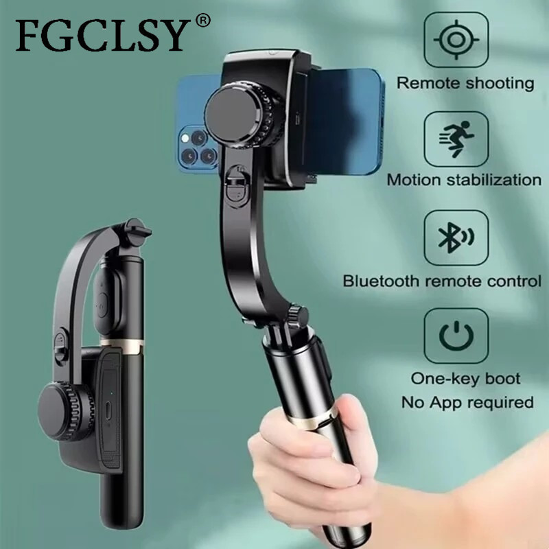 Photography Basics - FGCLSY 2024 KI-Video-Stabilisator Bluetooth Selfie-Stick Stativ