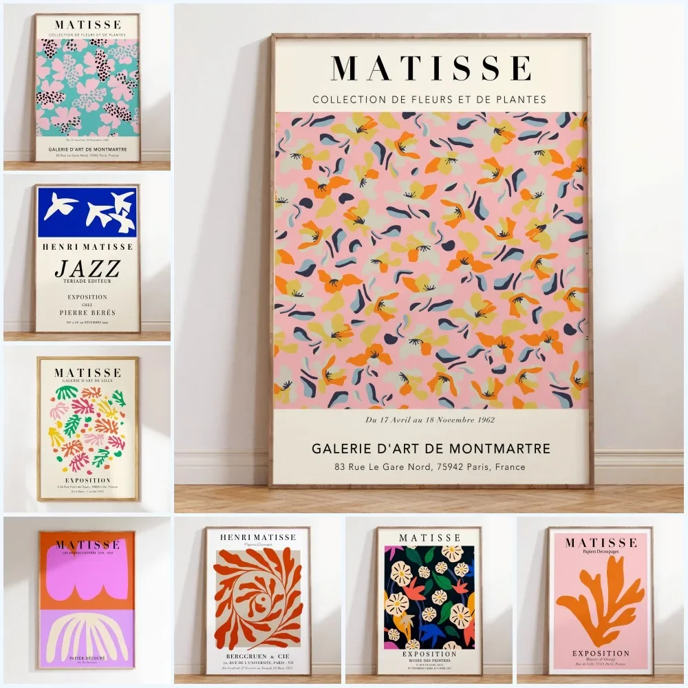 Photography Geometry - Abstrakte Blumen Matisse Poster und Drucke