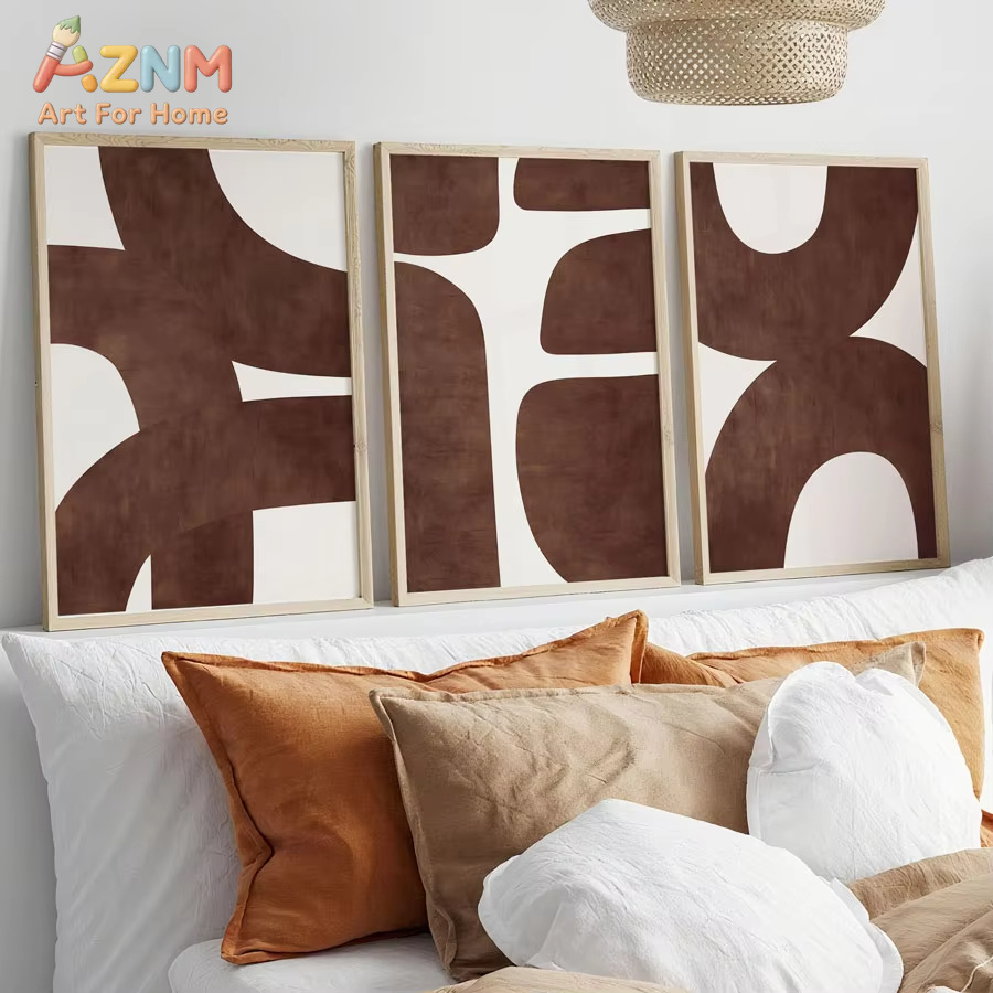 AZNM, 3-teiliges abstraktes ge – Photography Geometry Bewertung und Preis