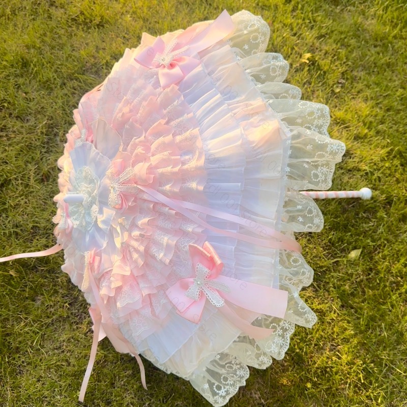 Rosa-weißer Schmetterlings-Reg – Photography Umbrella Bewertung und Preis
